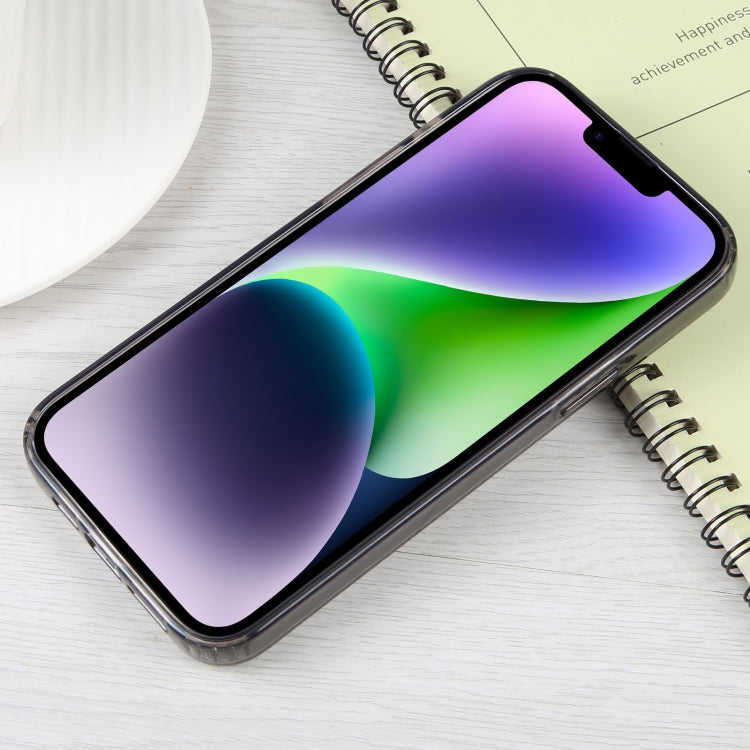 For iPhone 14 Plus GEBEI MagSafe Magnetic Transparent Phone Case (Transparent Black) by GEBEI