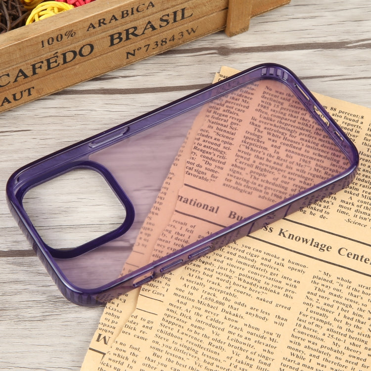 For iPhone 14 Pro GEBEI Acrylic Phone Case (Purple) by GEBEI