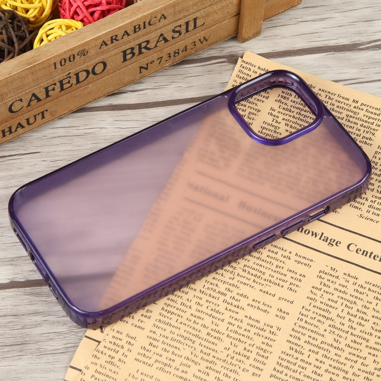 For iPhone 14 GEBEI Acrylic Phone Case (Purple) by GEBEI