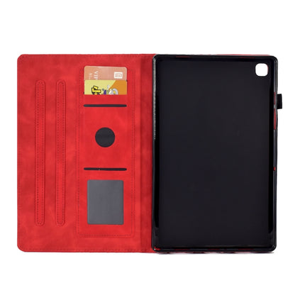 For iPad 10.2 2019 / 2020 / Air 10.5 2019 Rhombus Embossed Leather Smart Tablet Case(Red) by bashfashion