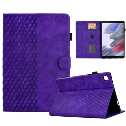 For Samsung Galaxy Tab A7 Lite T220 / T225 Rhombus Embossed Leather Tablet Case(Purple) by bashfashion