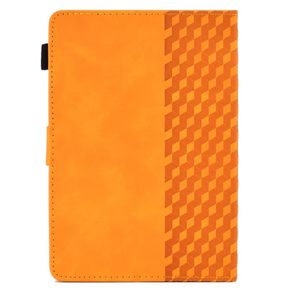 For 8.0 inch Universal Tablet Rhombus Embossed Leather Case(Khaki) by bashfashion