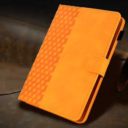 For 8.0 inch Universal Tablet Rhombus Embossed Leather Case(Khaki) by bashfashion