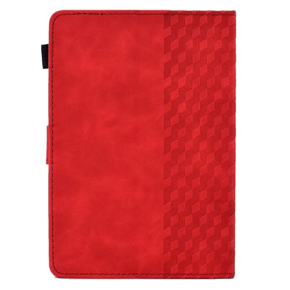 For 10.0 inch Universal Tablet Rhombus Embossed Leather Case(Red) by bashfashion