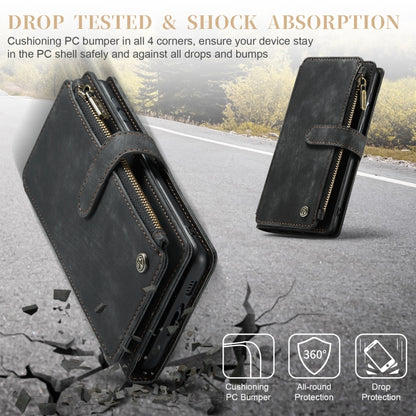 For Samsung Galaxy S23+ 5G CaseMe C30 Multifunctional Leather Phone Case(Black) by CaseMe