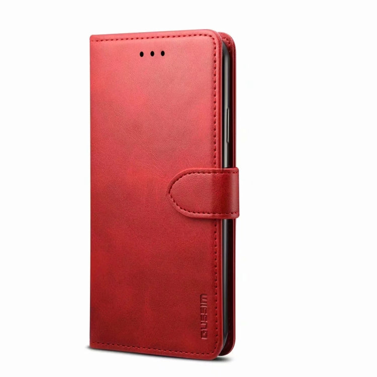 For Huawei Nova 3i GUSSIM Business Style Horizontal Flip Leather Case with Holder & Card Slots & Wallet(Red) by GUSSIM