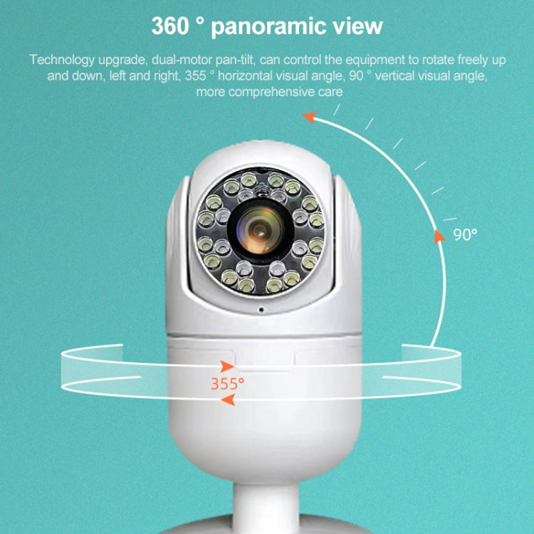 YT53 3MP Indoor HD Surveillance Wireless PTZ Camera, Specification:AU Plug by bashfashion