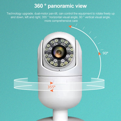 YT53 3MP Indoor HD Surveillance Wireless PTZ Camera, Specification:UK Plug by bashfashion