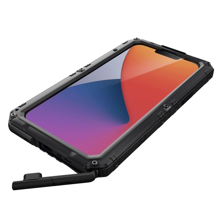 For iPhone 14 RedPepper Wolf 360 Full Body Rugged Life Waterproof Phone Case(Black) by RedPepper