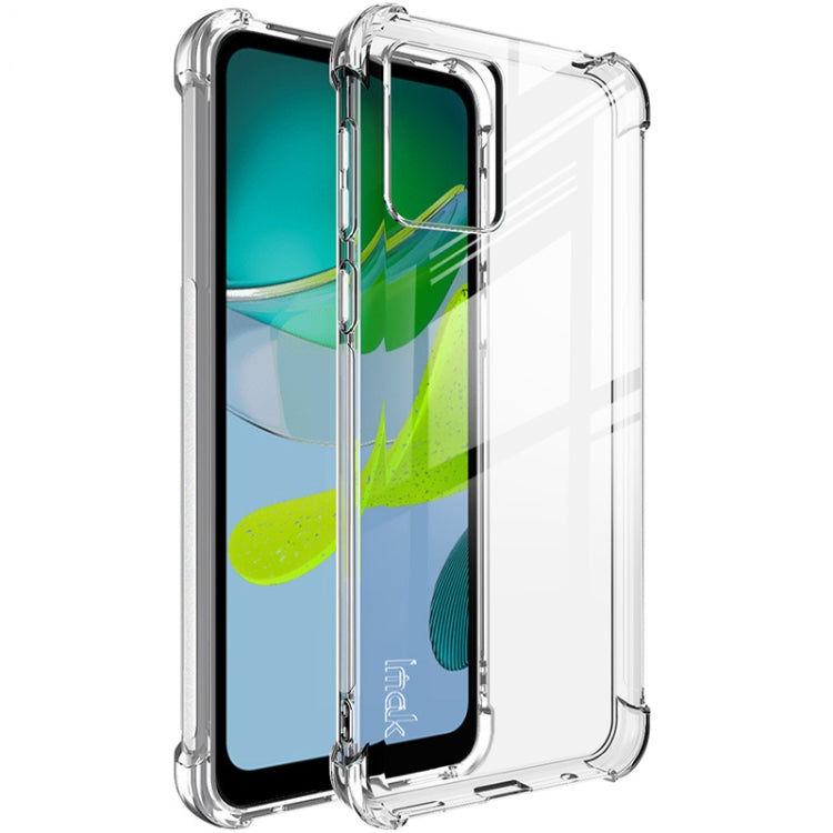 For Motorola Moto E13 4G imak Shockproof Airbag TPU Phone Case(Transparent) by imak