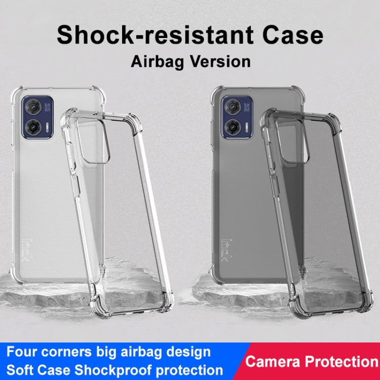 For Motorola Moto G73 5G imak Shockproof Airbag TPU Phone Case(Transparent) by imak
