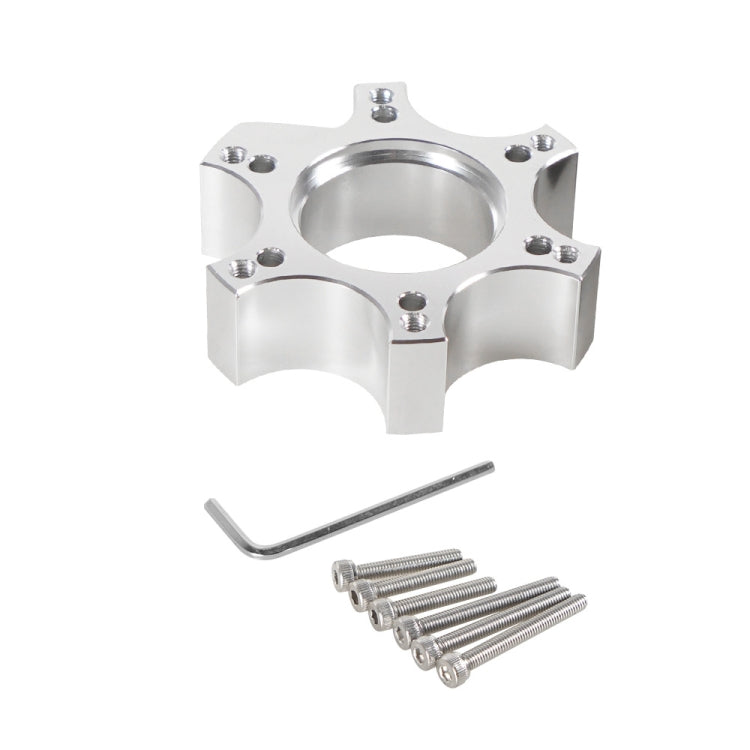 For Thrustmaster T300RS Racing Game Modified Hub Adapter(Silver) by bashfashion