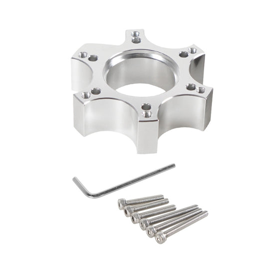 For Thrustmaster T300RS Racing Game Modified Hub Adapter(Silver) by bashfashion