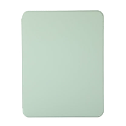 2 in 1 Acrylic Split Rotating Leather Tablet Case For iPad 10.2 2021 / 2020 / 2019(Matcha Green) by bashfashion