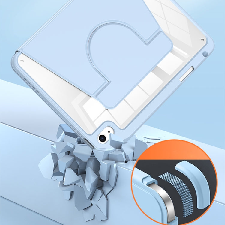 2 in 1 Acrylic Split Rotating Leather Tablet Case For iPad 10.2 2021 / 2020 / 2019(Matcha Green) by bashfashion