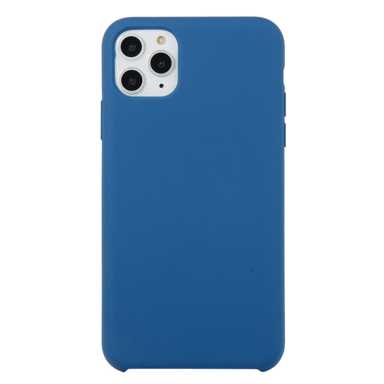 For iPhone 11 Pro Solid Color Solid Silicone Shockproof Case(Cobalt Blue) by bashfashion