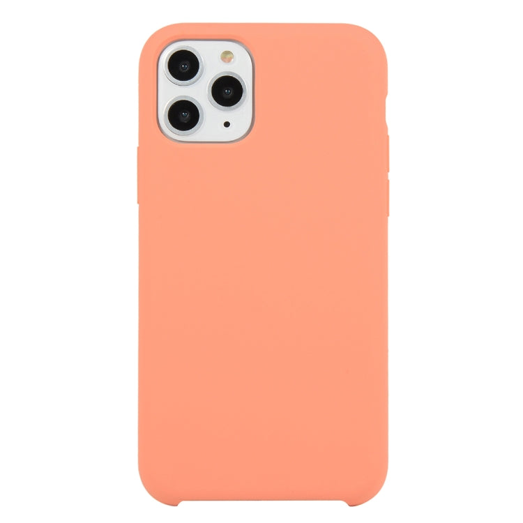 For iPhone 11 Pro Solid Color Solid Silicone Shockproof Case (New Pink) by bashfashion