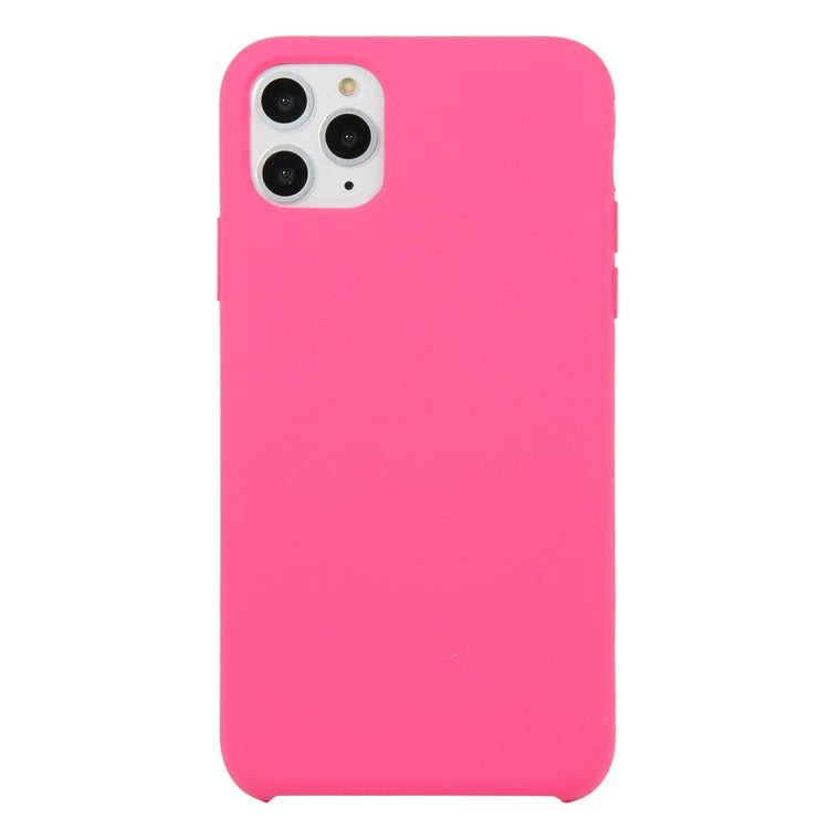 For iPhone 11 Pro Solid Color Solid Silicone Shockproof Case (Dragon Fruit) by bashfashion
