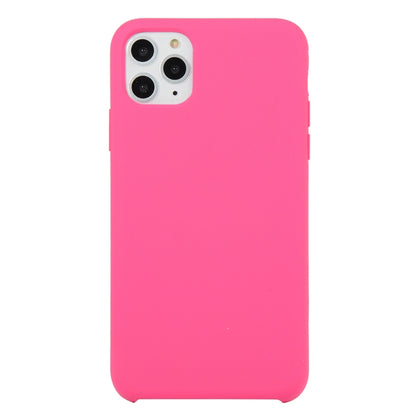 For iPhone 11 Pro Solid Color Solid Silicone Shockproof Case (Dragon Fruit) by bashfashion