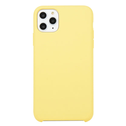 For iPhone 11 Pro Solid Color Solid Silicone Shockproof Case(Yellow) by bashfashion