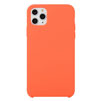 For iPhone 11 Pro Solid Color Solid Silicone Shockproof Case(Orange) by bashfashion