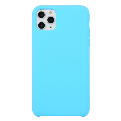For iPhone 11 Pro Solid Color Solid Silicone Shockproof Case(Sky Blue) by bashfashion