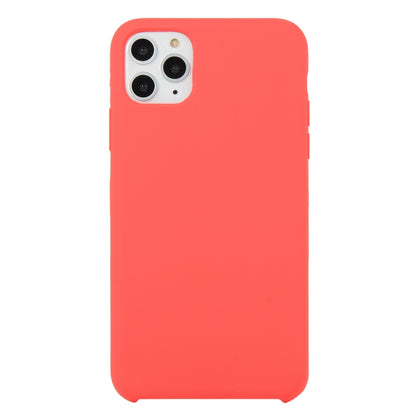 For iPhone 11 Pro Max Solid Color Solid Silicone Shockproof Case(Red Plum) by bashfashion