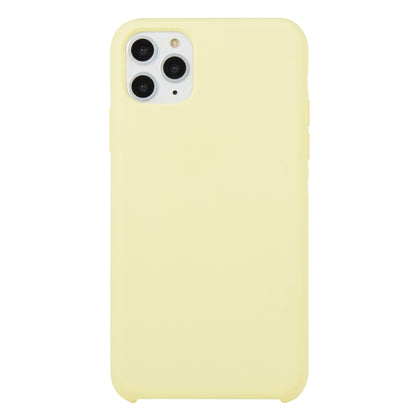 For iPhone 11 Pro Max Solid Color Solid Silicone Shockproof Case (Cream) by bashfashion
