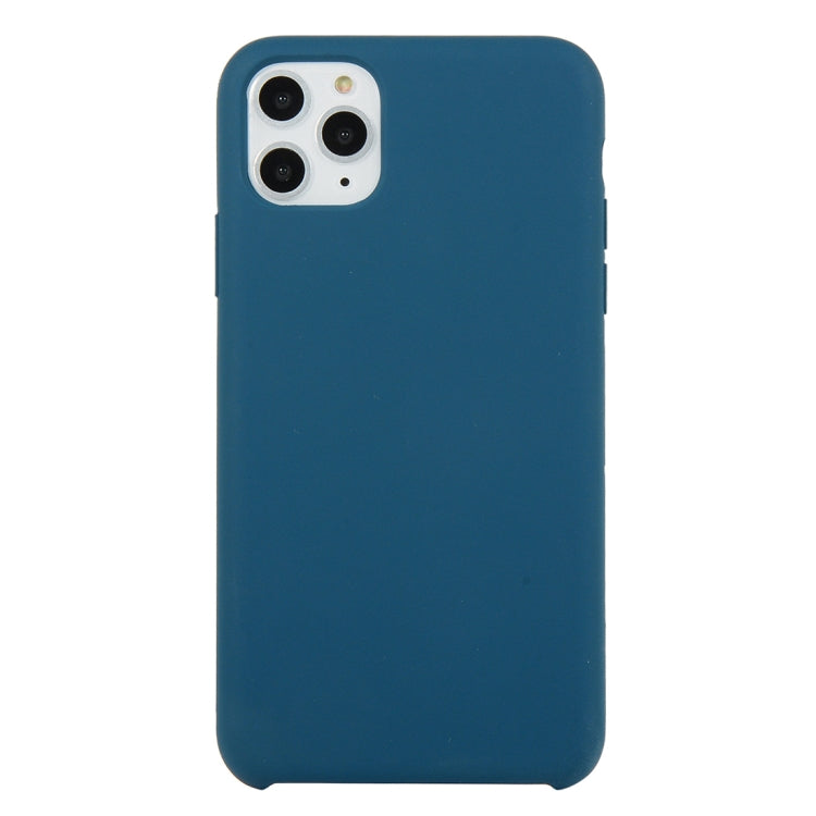 For iPhone 11 Pro Max Solid Color Solid Silicone Shockproof Case (Deep Sea Green) by bashfashion