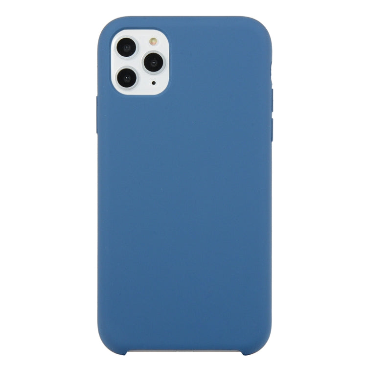 For iPhone 11 Pro Max Solid Color Solid Silicone Shockproof Case (Ice Blue) by bashfashion