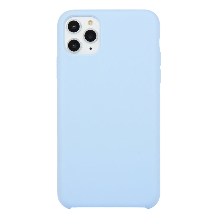 For iPhone 11 Pro Max Solid Color Solid Silicone Shockproof Case(Lilac Purple) by bashfashion