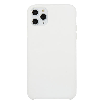 For iPhone 11 Pro Max Solid Color Solid Silicone Shockproof Case(White) by bashfashion