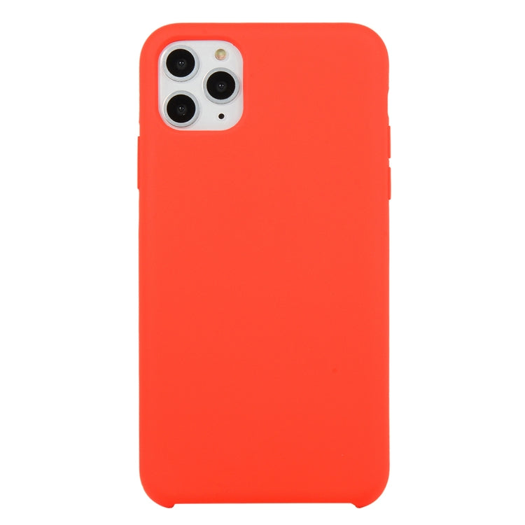 For iPhone 11 Pro Max Solid Color Solid Silicone Shockproof Case(Red) by bashfashion