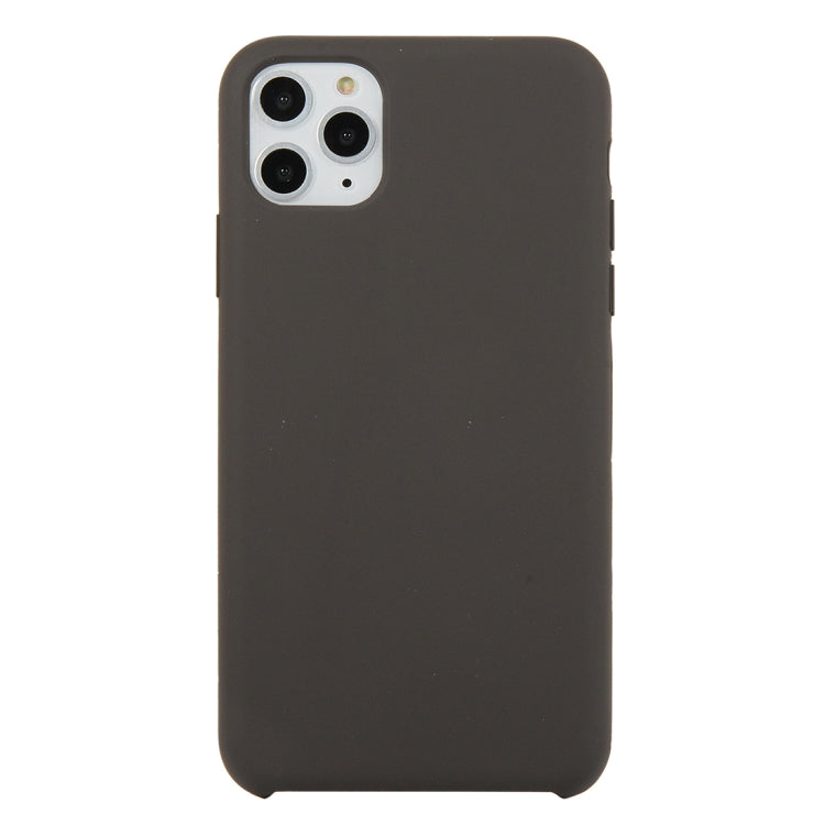 For iPhone 11 Pro Max Solid Color Solid Silicone Shockproof Case(Cocoa) by bashfashion