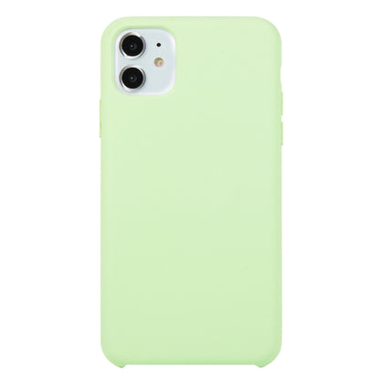 For iPhone 11 Solid Color Solid Silicone Shockproof Case(Mint Green) by bashfashion