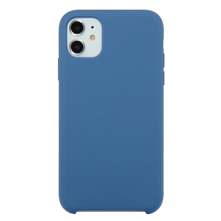 For iPhone 11 Solid Color Solid Silicone Shockproof Case (Ice Blue) by bashfashion