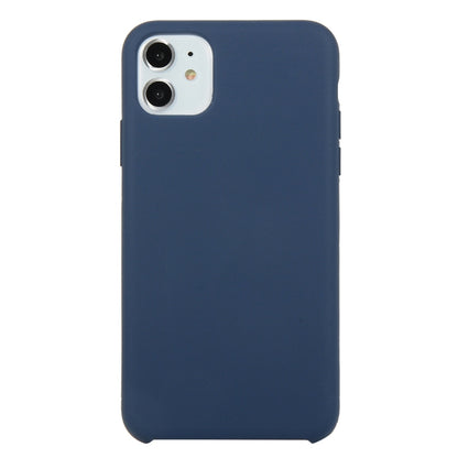 For iPhone 11 Solid Color Solid Silicone Shockproof Case(Midnight Blue) by bashfashion
