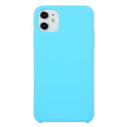 For iPhone 11 Solid Color Solid Silicone Shockproof Case(Sky Blue) by bashfashion