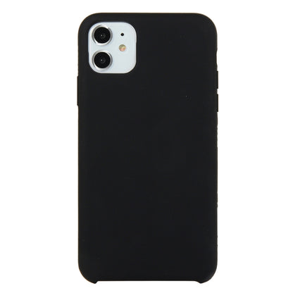 For iPhone 11 Solid Color Solid Silicone Shockproof Case(Black) by bashfashion