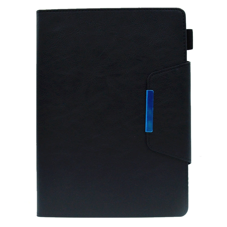 For iPad 10.2 2020&2019 / Air 10.5 Suede Cross Texture Magnetic Clasp Leather Tablet Case(Black) by bashfashion
