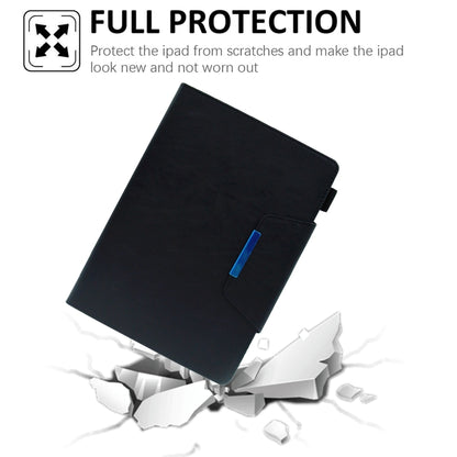 For iPad 10.2 2020&2019 / Air 10.5 Suede Cross Texture Magnetic Clasp Leather Tablet Case(Black) by bashfashion