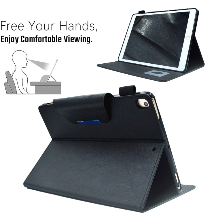For iPad 10.2 2020&2019 / Air 10.5 Suede Cross Texture Magnetic Clasp Leather Tablet Case(Black) by bashfashion