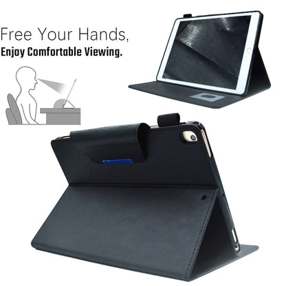 For iPad 10.2 2020&2019 / Air 10.5 Suede Cross Texture Magnetic Clasp Leather Tablet Case(Black) by bashfashion