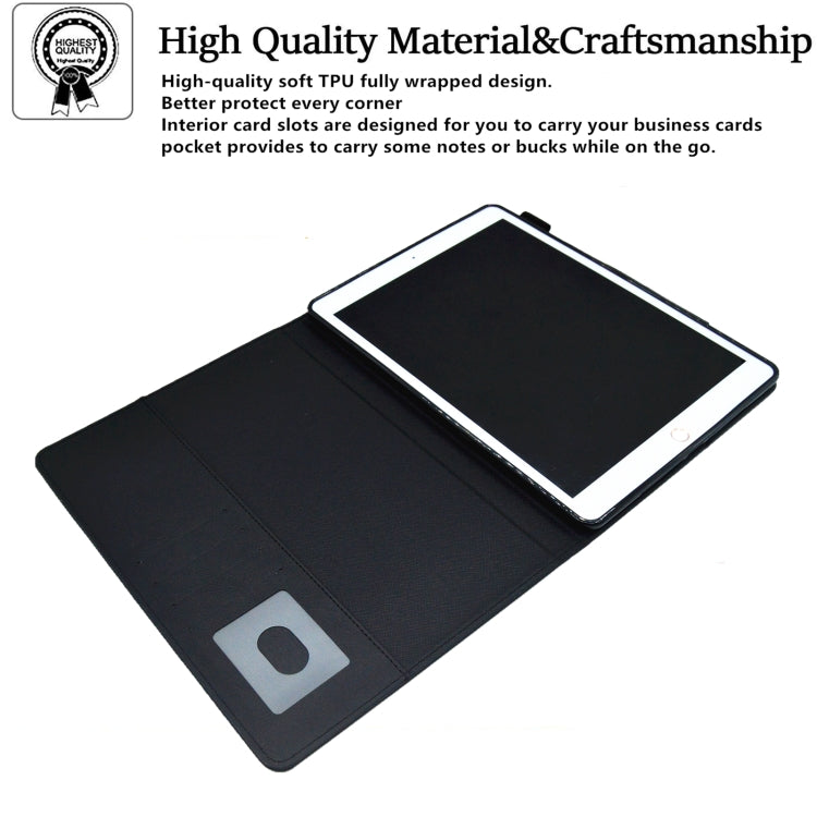 For iPad 10.2 2020&2019 / Air 10.5 Suede Cross Texture Magnetic Clasp Leather Tablet Case(Black) by bashfashion