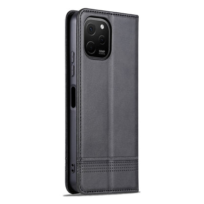 For Huawei Enjoy 50z AZNS Magnetic Calf Texture Flip Leather Phone Case(Black) by AZNS