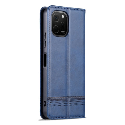 For Huawei Enjoy 50z AZNS Magnetic Calf Texture Flip Leather Phone Case(Dark Blue) by AZNS