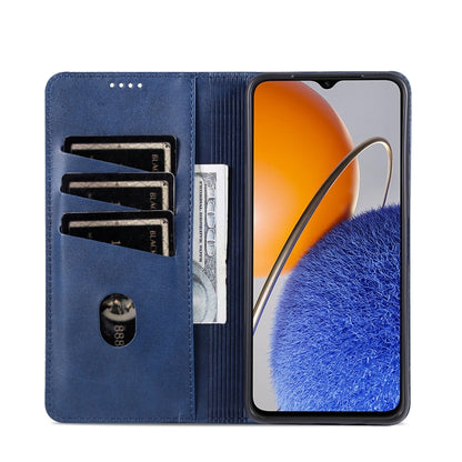 For Huawei Enjoy 50z AZNS Magnetic Calf Texture Flip Leather Phone Case(Dark Blue) by AZNS