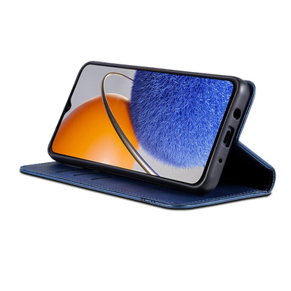 For Huawei nova Y61 AZNS Magnetic Calf Texture Flip Leather Phone Case(Dark Blue) by AZNS