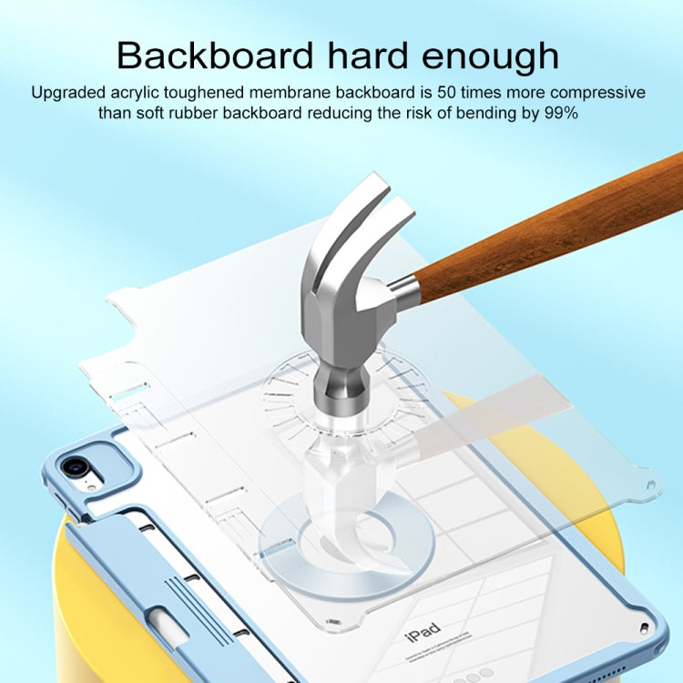 For Huawei MatePad 11 Detachable Rotating Leather Tablet Case(Black) by bashfashion