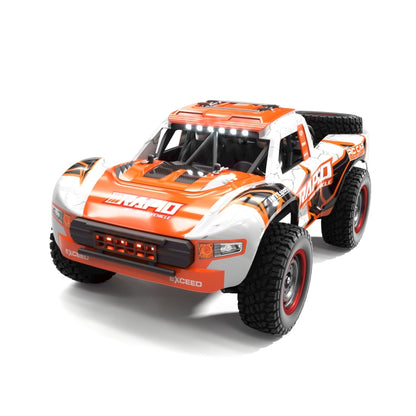 JJR/C Q130 Full-scale Brushless Four-wheel Drive High-speed Pickup RC Car(Orange) by JJR/C